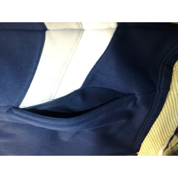 Mizuno Mens Navy Full-Zip Jacket Size M With White Accents - Athletic Polyester - Picture 7 of 11